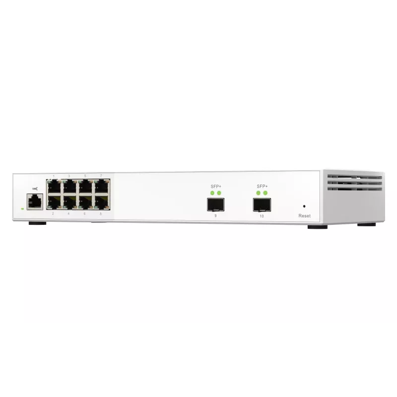 QNAP QSW-M2108-2S tinklo komutatorius Valdomas L2 2.5G Ethernet (100/1000/2500) Pilka