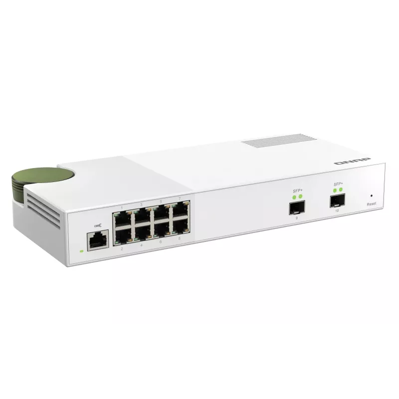 QNAP QSW-M2108-2S tinklo komutatorius Valdomas L2 2.5G Ethernet (100/1000/2500) Pilka