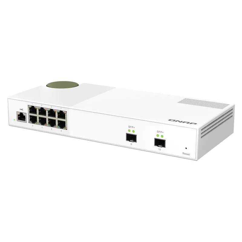 QNAP QSW-M2108-2S tinklo komutatorius Valdomas L2 2.5G Ethernet (100/1000/2500) Pilka