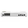 QNAP QSW-M2108-2C tinklo komutatorius valdomas L2 2.5G Ethernet (100/1000/2500) pilka, balta