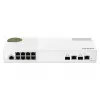QNAP QSW-M2108-2C tinklo komutatorius valdomas L2 2.5G Ethernet (100/1000/2500) pilka, balta