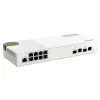 QNAP QSW-M2108-2C tinklo komutatorius valdomas L2 2.5G Ethernet (100/1000/2500) pilka, balta