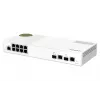 QNAP QSW-M2108-2C tinklo komutatorius valdomas L2 2.5G Ethernet (100/1000/2500) pilka, balta