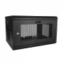 StarTech.com 2-Post 6U sieninis tinklo spintos korpusas su 1U lentyna, 19 inch sieninis serverio stovas duomenims / tinklui / AV / elektronikai / kompiuterinei įrangai, mažas ventiliuojamas stovo korpusas