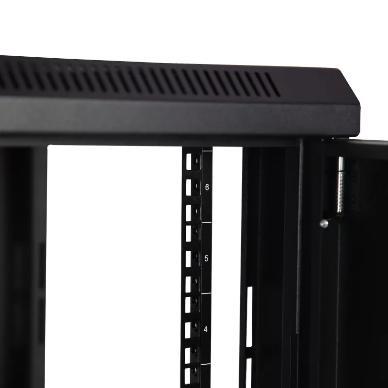 StarTech.com 2-Post 6U sieninis tinklo spintos korpusas su 1U lentyna, 19 inch sieninis serverio stovas duomenims / tinklui / AV / elektronikai / kompiuterinei įrangai, mažas ventiliuojamas stovo korpusas