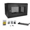 StarTech.com 2-Post 6U sieninis tinklo spintos korpusas su 1U lentyna, 19 inch sieninis serverio stovas duomenims / tinklui / AV / elektronikai / kompiuterinei įrangai, mažas ventiliuojamas stovo korpusas