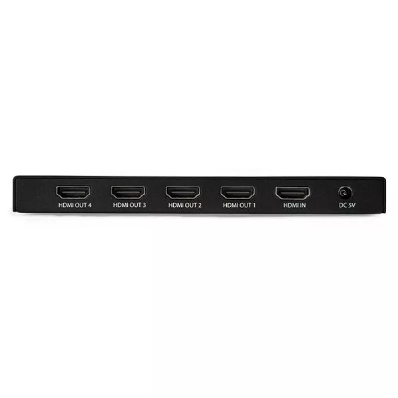 StarTech.com 4 prievadų HDMI skirstytuvas – 4K 60Hz, HDMI, 4x HDMI, 3840 x 2160 pikselių, juoda, 4K Ultra HD, 60 Hz