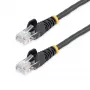 StarTech.com Cat5e komutacinis kabelis su nesukibtančiomis RJ45 jungtimis – 5 m, juodas