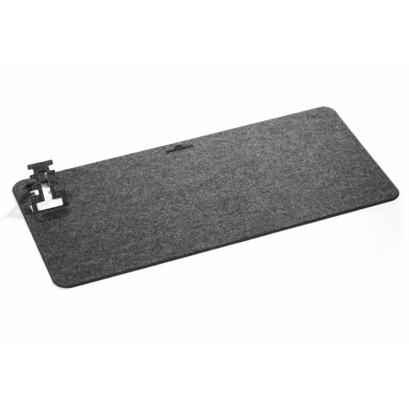 Stalo kilimėlis Durable 708158 PET veltinis anglies pilkumo 700x330x4 mm