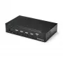StarTech.com 4 prievadų HDMI KVM jungiklis - USB 3.0 - 1080p, 1920 x 1080 pikselių, montavimas į stovą, juodas
