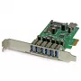 StarTech.com 7 prievadų PCI Express USB 3.0 kortelė – standartinio ir žemo profilio dizainas