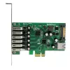 StarTech.com 7 prievadų PCI Express USB 3.0 kortelė – standartinio ir žemo profilio dizainas