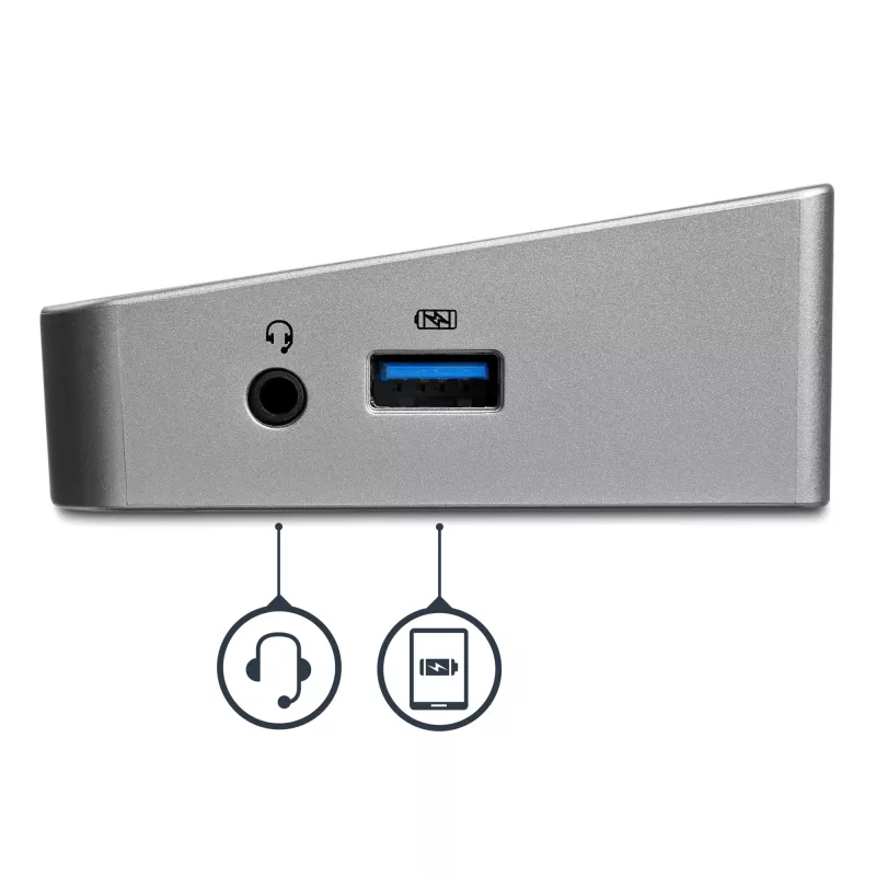 StarTech.com trijų monitorių USB 3.0 dokinė stotelė – 1x HDMI – 2x DisplayPort