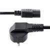 StarTech.com 3m (10 pėdų) kompiuterio maitinimo laidas, 18AWG, ES Schuko į C13 maitinimo laidas, 250 V 10 A, juodas pakaitinis kintamosios srovės laidas, televizoriaus / monitoriaus maitinimo kabelis, Schuko CEE 7/7 į IEC 60320 C13 maitinimo laidas – kompiuterio maitinimo šaltinio kabelis