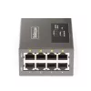 StarTech.com 4 prievadų Multi-Gigabit PoE++ injektorius, 5/2.5/1G Ethernet (NBASE-T), PoE/PoE+/PoE++ (802.3af/802.3at/802.3bt), 160 W galios biudžetas, montuojamas ant sienos / DIN bėgelio, nevaldomas