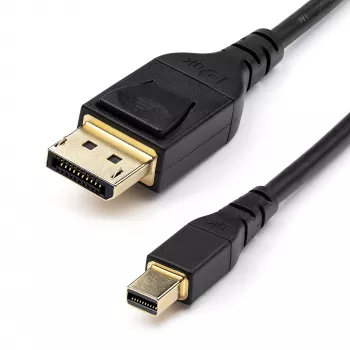“StarTech.com 3ft (1m) VESA sertifikuotas Mini DisplayPort į DisplayPort 1.4 laidas - 8K 60Hz HBR3 HDR - Super UHD mDP į DP 1.4 laidas - Plonas (34 AWG) Ultra HD 4K 120Hz - Monitoriaus/vaizdo laidas”