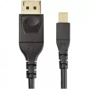 “StarTech.com 3ft (1m) VESA sertifikuotas Mini DisplayPort į DisplayPort 1.4 laidas - 8K 60Hz HBR3 HDR - Super UHD mDP į DP 1.4 laidas - Plonas (34 AWG) Ultra HD 4K 120Hz - Monitoriaus/vaizdo laidas”