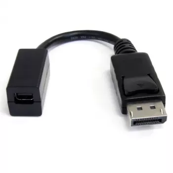 StarTech.com 6 colių (15 cm) DisplayPort į Mini DisplayPort kabelis – 4K x 2K UHD vaizdo – DisplayPort kištukas į Mini DisplayPort lizdą adapterio kabelis – DP kompiuterio prie mDP 1.2 monitoriaus ilginamasis kabelis