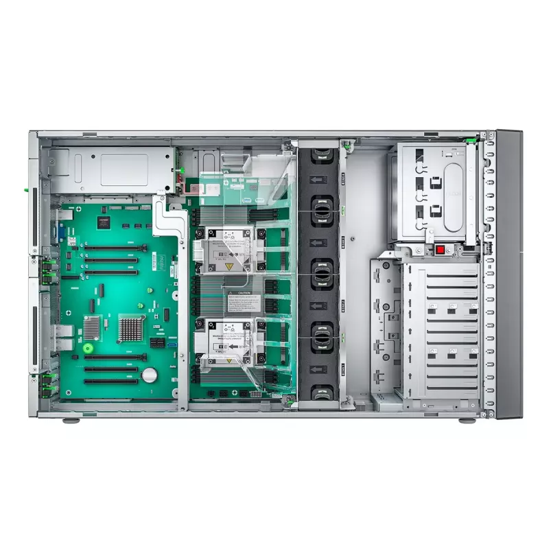 Fujitsu PRIMERGY TX2550 M7 serveris, bokštinis, Intel Xeon Sidabrinė 4410T, 2,7 GHz, 32 GB DDR5-SDRAM, 900 W