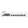 QNAP QSW-M408-4C tinklo komutatorius valdomas L2 Gigabit Ethernet (10/100/1000) baltas