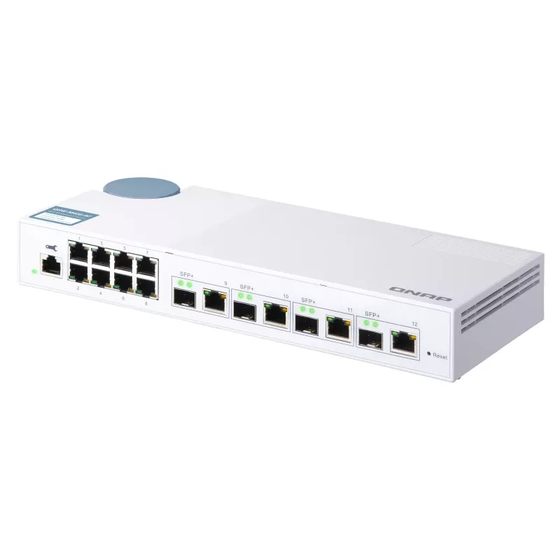 QNAP QSW-M408-4C tinklo komutatorius valdomas L2 Gigabit Ethernet (10/100/1000) baltas