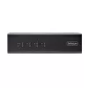 “StarTech.com” 4 prievadų dviejų monitorių “DisplayPort” KVM jungiklis, 4K 60Hz, 2x USB 5Gbps šakotuvo prievadai, 2x USB 2.0 HID prievadai, karštųjų klavišų ir mygtukų perjungimas, TAA atitinkantis – 3,5 mm garso lizdas, HDCP