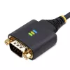 StarTech.com 0,9 m (3 pėd.) USB prie nuosekliojo prievado adapterio laidas, COM išsaugojimu, keičiami varžtai/veržlės, USB-A prie DB9 RS232, FTDI IC, ESD apsauga, Windows/macOS/Linux
