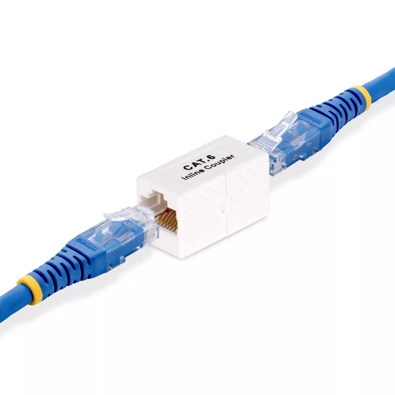 StarTech.com RJ45 mova, linijinė Cat6 mova, lizdas-lizdas (F/F) T568 jungtis, neekranuotas eterneto kabelio ilgintuvas