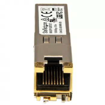 StarTech.com Cisco Meraki MA-SFP-1GB-TX Suderinamas SFP modulis - 1000BASE-T - SFP į RJ45 Cat6/Cat5e - 10/100/1000 Mbps - RJ-45 100m - Cisco Meraki MS225, MX400, MS250