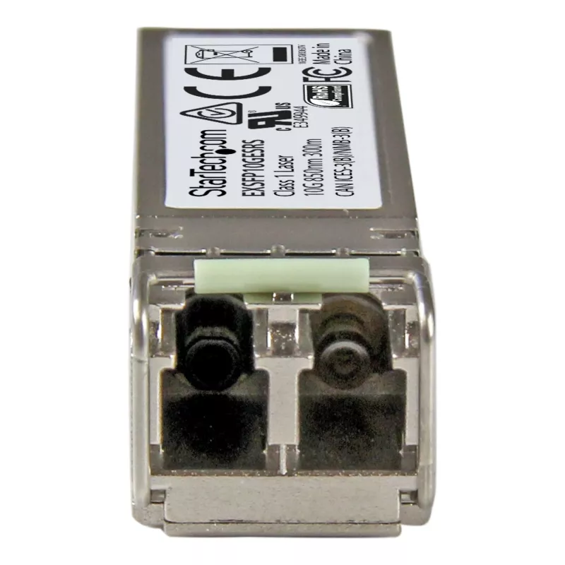 StarTech.com Juniper EX-SFP-10GE-SR suderinamas SFP+ siųstuvas-imtuvas modulis - 10GBASE-SR~Juniper EX-SFP-10GE-SR suderinamas SFP+ modulis - 10GBASE-SR - 10GbE daugiamodis šviesolaidinis MMF optinis siųstuvas-imtuvas - 10GE Gigabit Ethernet SFP+ - LC 300m - 850nm - DDM
