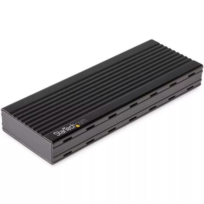 StarTech.com USB-C 10Gbps į M.2 NVMe SSD korpusą - Nešiojamasis išorinis M.2 NGFF PCIe aliuminis korpusas - 1GB/s skaitymo/rašymo greitis - Palaiko 2230, 2242, 2260, 2280 - TB3 suderinamas - Mac ir PC