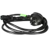 StarTech.com 1,8 m UK kompiuterio maitinimo laidas, 18AWG, BS 1363 į C13, 10A 250V, juodas pakaitinis kintamosios srovės maitinimo laidas, virdulio laidas / UK maitinimo laidas, kompiuterio maitinimo šaltinio laidas, televizoriaus / monitoriaus maitinimo laidas