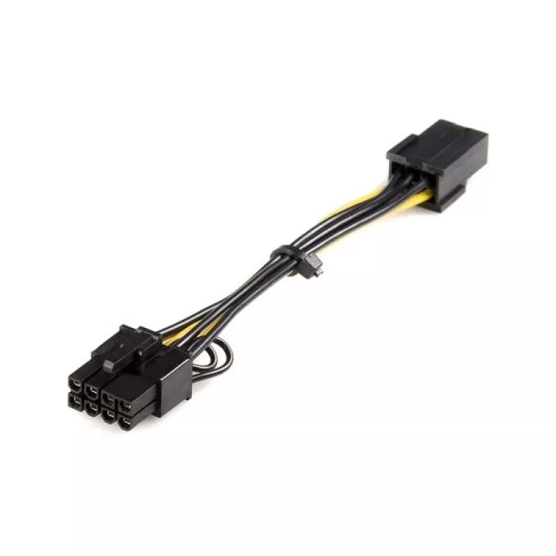“StarTech.com” PCI Express 6 kontaktų į 8 kontaktų maitinimo adapterio laidas, PCI-E (8 kontaktų), PCI-E (6 kontaktų), 0,155 m, kištukas, lizdas, tiesus