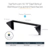 StarTech.com 3U 19” sieninio tvirtinimo vertikalus stovo laikiklis, sieninio pataisymo skydo laikiklis duomenų/AV/IT/kompiuterinei įrangai, 3U stovas spintai ar serverių patalpai, palaiko 150 svarų (68 kg) talpą
