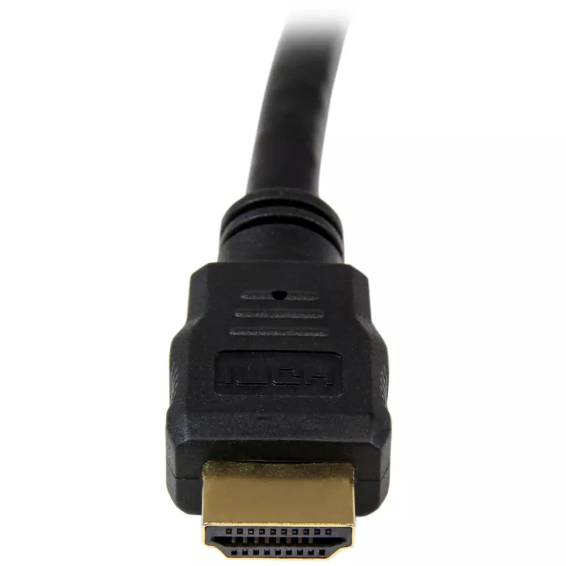 StarTech.com 3m (10 pėdų) HDMI kabelis – 4K didelės spartos HDMI kabelis su eternetu – UHD 4K 30Hz vaizdo – HDMI 1.4 kabelis – Ultra HD HDMI monitoriams, projektoriams, televizoriams ir ekranams – juodas HDMI laidas – M/M