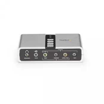 StarTech.com 7.1 USB garso adapteris išorinė garso plokštė su SPDIF skaitmeniniu garsu