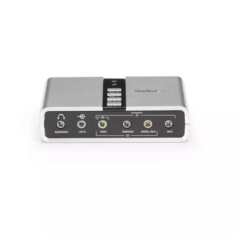 StarTech.com 7.1 USB garso adapteris išorinė garso plokštė su SPDIF skaitmeniniu garsu