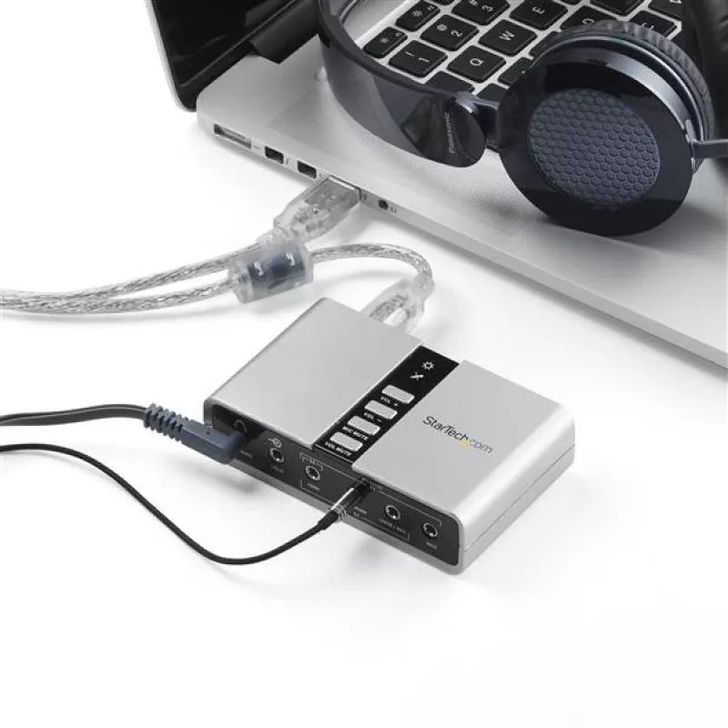 StarTech.com 7.1 USB garso adapteris išorinė garso plokštė su SPDIF skaitmeniniu garsu