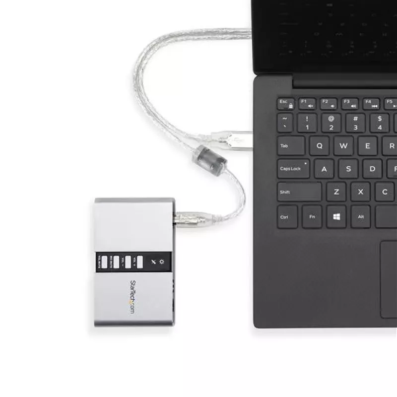 StarTech.com 7.1 USB garso adapteris išorinė garso plokštė su SPDIF skaitmeniniu garsu