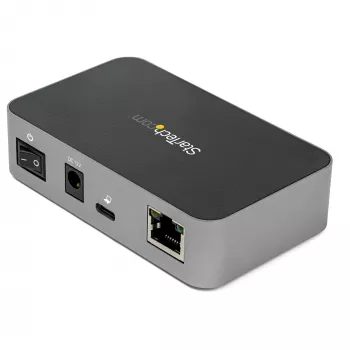StarTech.com ~3 prievadų USB C 3.2 Gen 2 šakotuvas su eterneto adapteriu – 10 Gbps USB Type-C į 2x USB-A ir 1x USB-C prievadus – USB šakotuvas su BC 1.2 greitu telefono įkrovimu – SuperSpeed 10 Gbps USB C šakotuvas