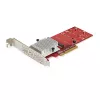 StarTech.com Dviejų M.2 PCIe SSD adapterio plokštė - x8 / x16 Dviejų NVMe arba AHCI M.2 SSD į PCI Express 3.0 - M.2 NGFF PCIe (M-Key) Suderinama - Palaiko 2242, 2260, 2280 - JBOD - Mac ir PC