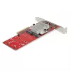 StarTech.com Dviejų M.2 PCIe SSD adapterio plokštė - x8 / x16 Dviejų NVMe arba AHCI M.2 SSD į PCI Express 3.0 - M.2 NGFF PCIe (M-Key) Suderinama - Palaiko 2242, 2260, 2280 - JBOD - Mac ir PC