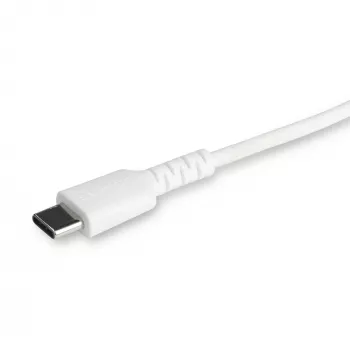 „StarTech.com“ 3 pėdų (1 m) patvarus baltas USB-C į „Lightning“ laidas – ypač tvirtas, sutvirtintas aramidiniu pluoštu USB Type-C į „Lightning“ įkrovimo / sinchronizavimo maitinimo laidas – „Apple MFi“ sertifikuotas, skirtas „iPad“ / „iPhone 12“