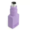 StarTech.com pakaitinis USB klaviatūros į PS/2 adapteris – F/M, PS/2, USB A, violetinė
