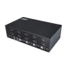 StarTech.com 4 prievadų dvigubas DisplayPort KVM jungiklis - 4K 60Hz, 3840 x 2160 pikselių, 4K Ultra HD, montavimas į stovą, 18 W, 2U, juodas