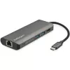StarTech.com USB C daugiafunkcis adapteris - USB-C kelioninis dokas su 4K HDMI, 3x USB 3.0 šakotuvas, SD/SDHC, GbE, 60W PD 3.0 pralaidumas - USB Type-C/Thunderbolt 3 - pakeičia DKT30CSDHPD