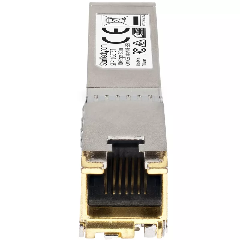 StarTech.com Cisco SFP-10GB-TC Suderinamas SFP+ Modulis - 10GBASE-T - SFP į RJ45 Cat6/Cat5e - 10GE Gigabitinis Ethernet SFP+ - RJ-45 30m - Cisco Firepower, ASR1000, ASR9000