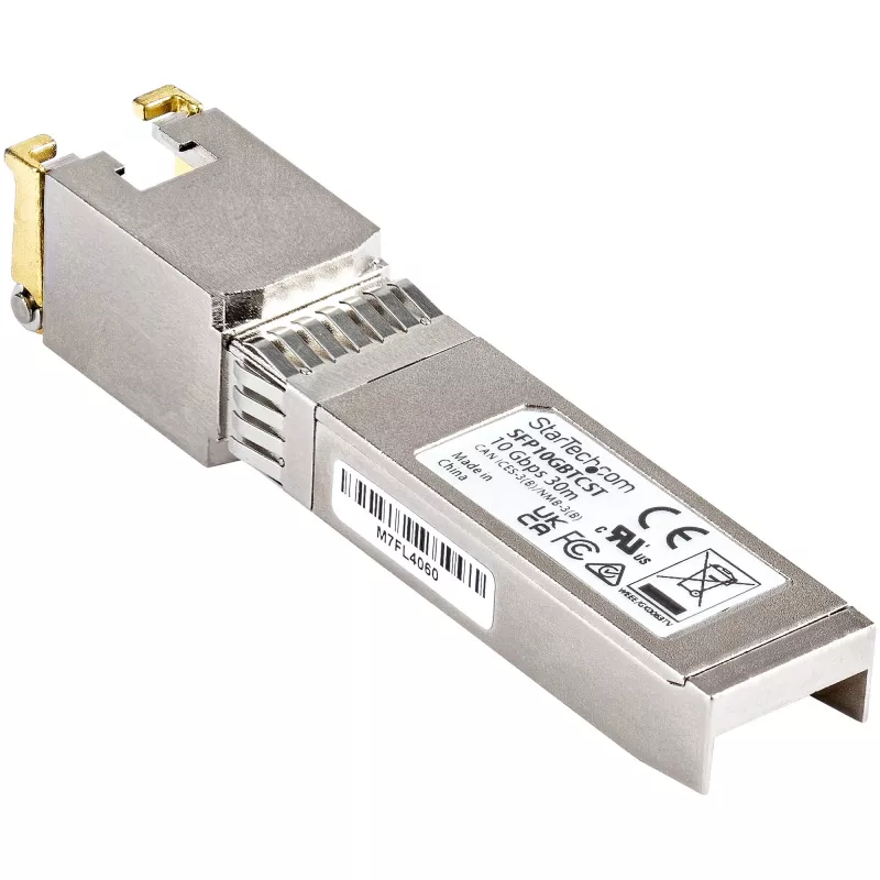 StarTech.com Cisco SFP-10GB-TC Suderinamas SFP+ Modulis - 10GBASE-T - SFP į RJ45 Cat6/Cat5e - 10GE Gigabitinis Ethernet SFP+ - RJ-45 30m - Cisco Firepower, ASR1000, ASR9000