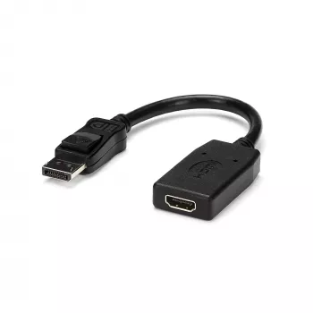 StarTech.com DisplayPort į HDMI adapteris - DP į HDMI adapteris/vaizdo keitiklis - 1080p - VESA sertifikuotas - DP į HDMI monitoriaus/ekrano/projektoriaus adapterio raktas - Pasyvus - Užfiksuojanti DP jungtis