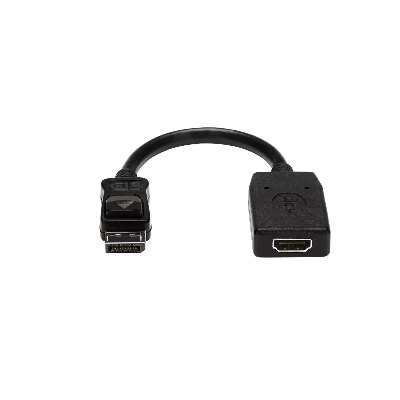 StarTech.com DisplayPort į HDMI adapteris - DP į HDMI adapteris/vaizdo keitiklis - 1080p - VESA sertifikuotas - DP į HDMI monitoriaus/ekrano/projektoriaus adapterio raktas - Pasyvus - Užfiksuojanti DP jungtis